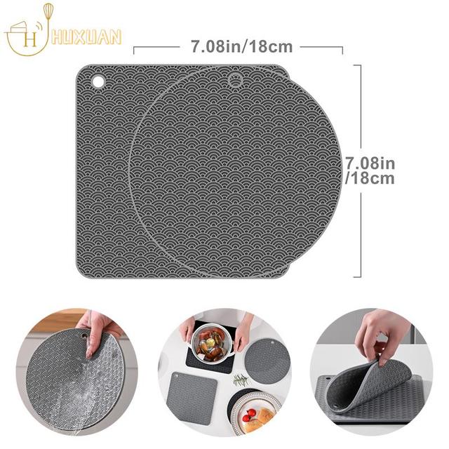 Silicone Induction Cooktop Mat Fireproof Protection Induction Baking Plate  Protector Kitchen Accessories - AliExpress